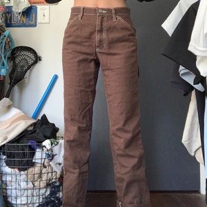 Brown carpenters dickies